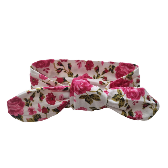 Load image into Gallery viewer, White Floral Headband | Dot &amp;amp; Leopard
